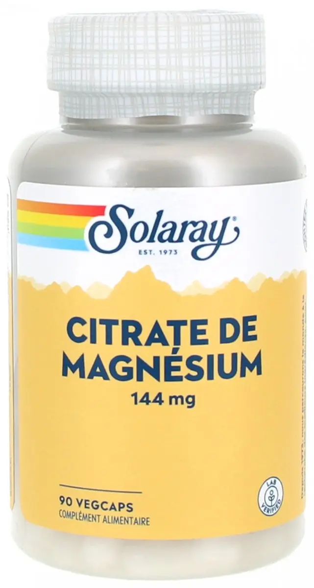 Solaray Magnesiumcitraat 90 VegCaps