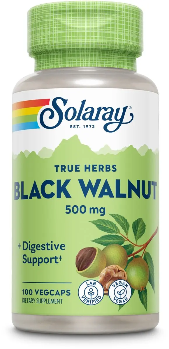 Solaray Zwarte Walnootdoppen
