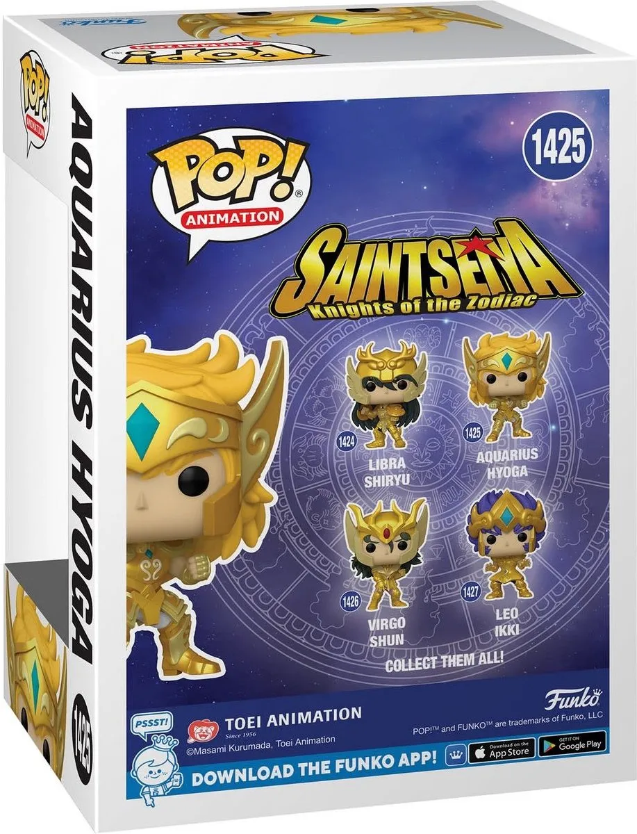 Funko Saint Seiya POP! Gold Aquarius Hyoga - 9cm
