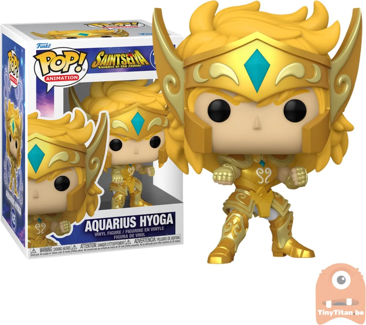 Funko Saint Seiya POP! Gold Aquarius Hyoga - 9cm