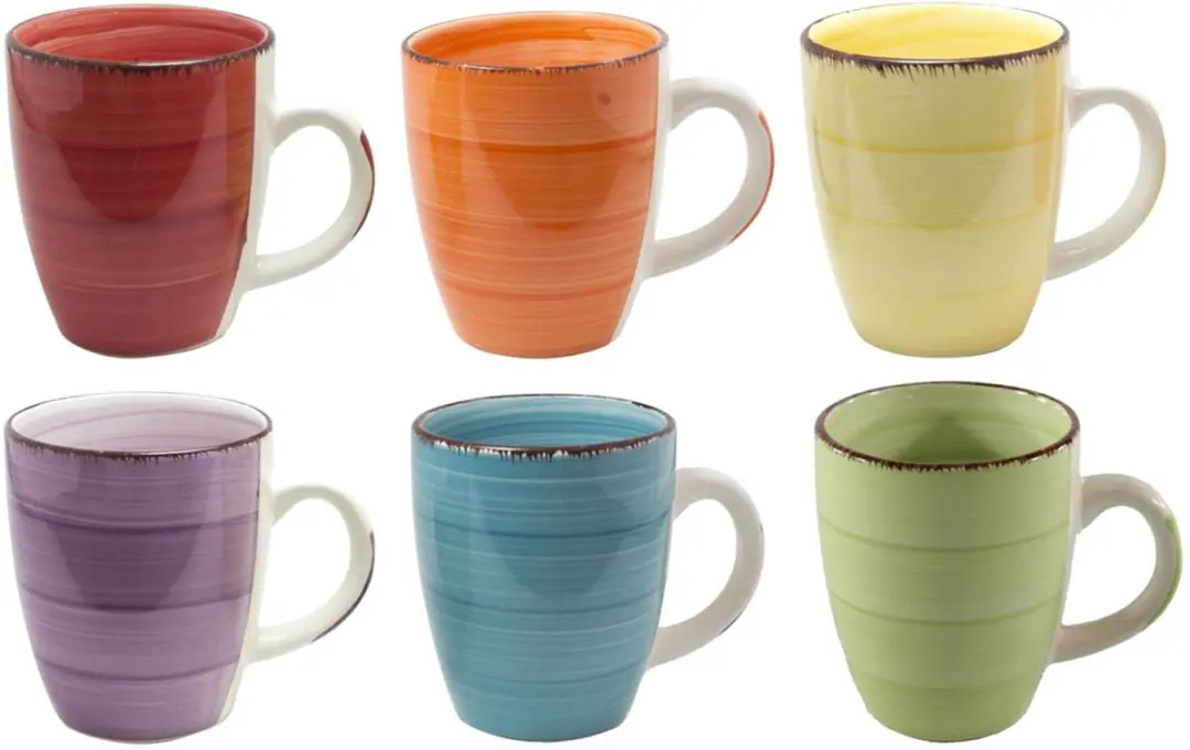 Bellatio Design Koffiemok Colourful Morning - Groen - 340ml