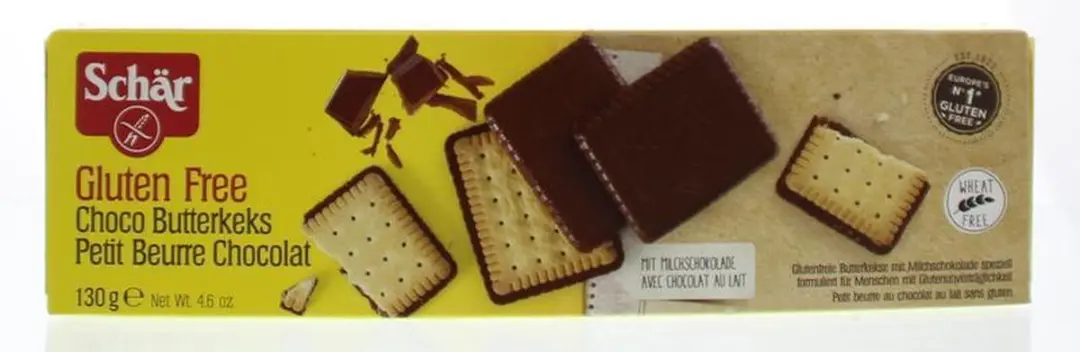 Schar Butterkeks Chocolade 130g