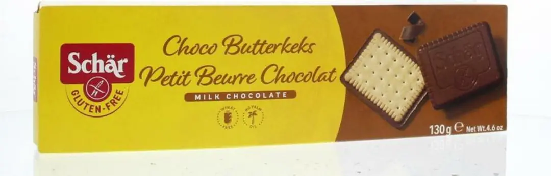 Schar Butterkeks Chocolade 130g