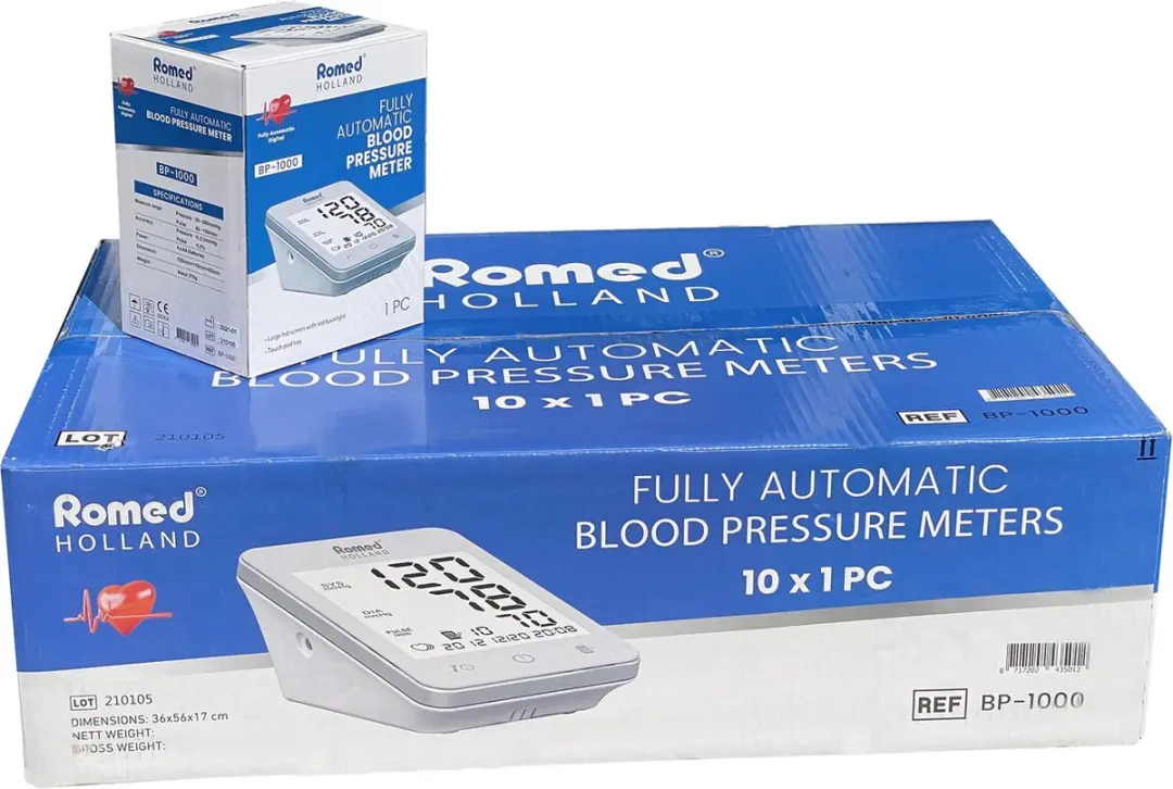 Romed Volautomatische Bloeddrukmeter - 2 Stuks
