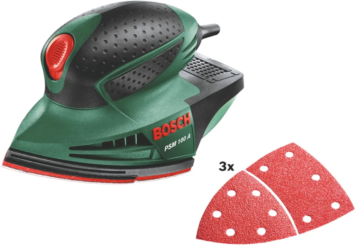 Bosch PSM 100 A Multischuurmachine - 100W - 3 Schuurbladen