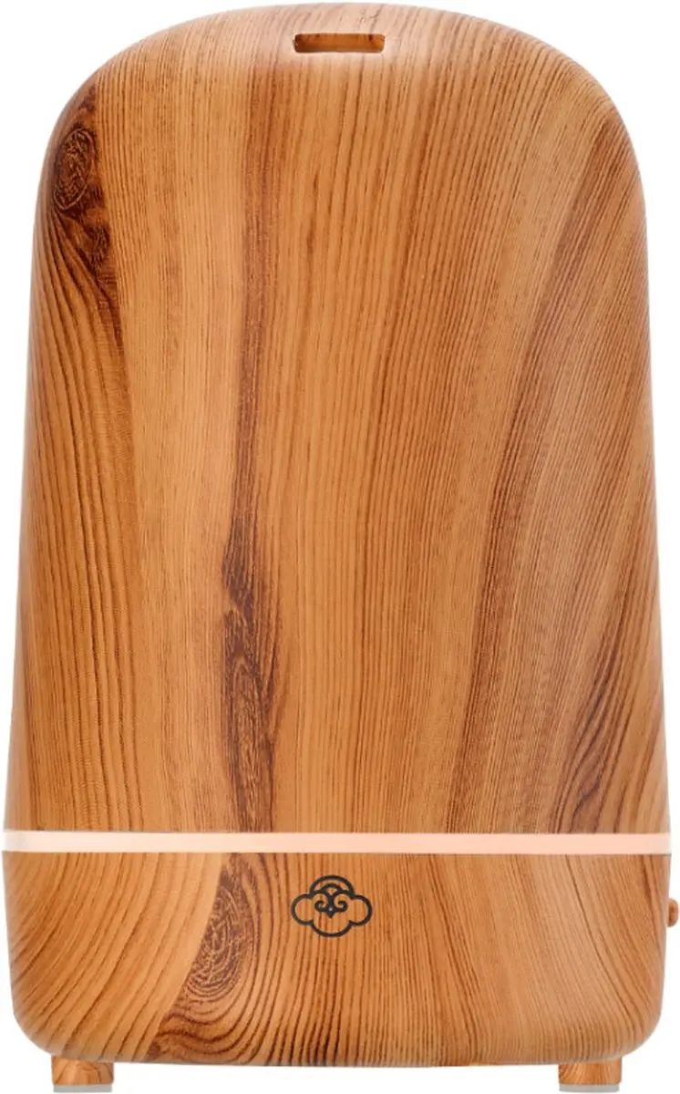 Serene House Ultrasonic Diffuser Light House Wood 100ml - Bruin