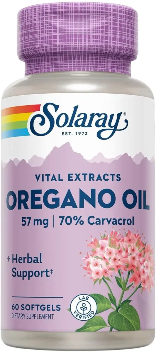 Solaray Oregano-olie 70% Carvacrol