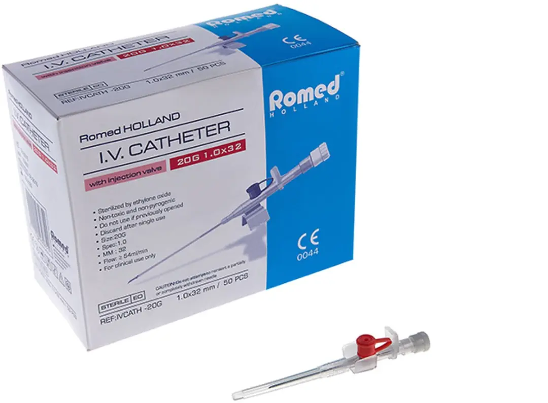 Romed I.V. Catheter 14G 2.0x45 - 50 Stuks