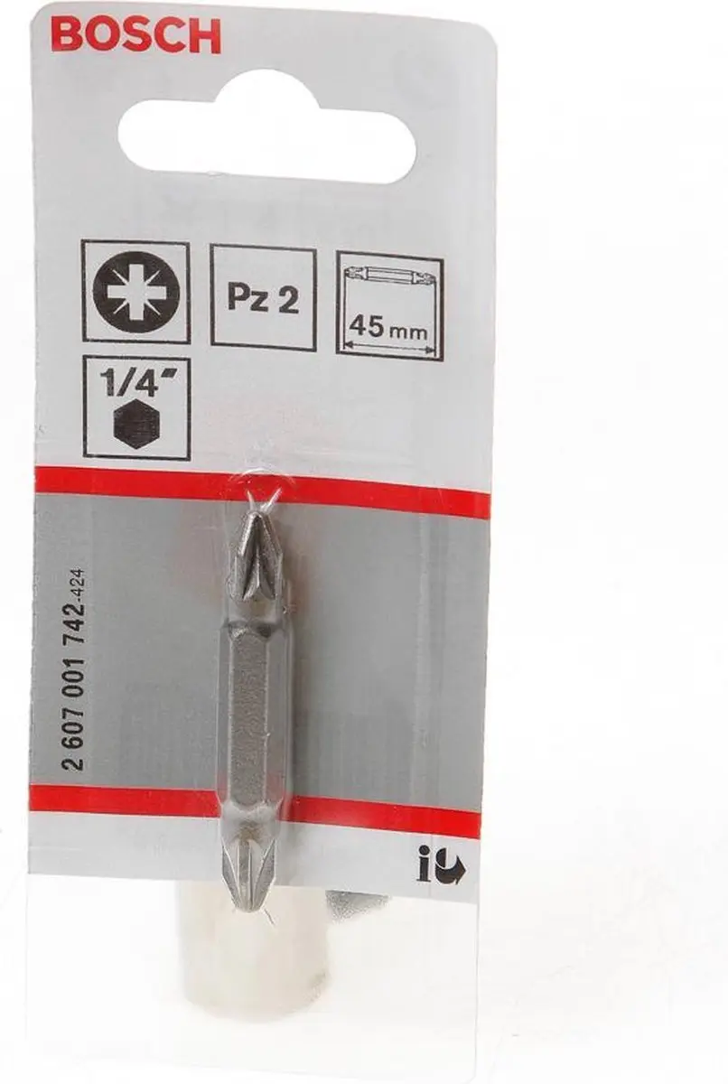 Bosch PZ2 Dubbelbit 2607001742 - 3 Stuks