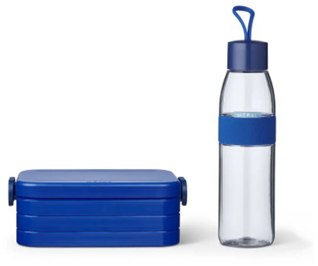Mepal Lunchbox Midi met Waterfles 500ml - Vivid Blue