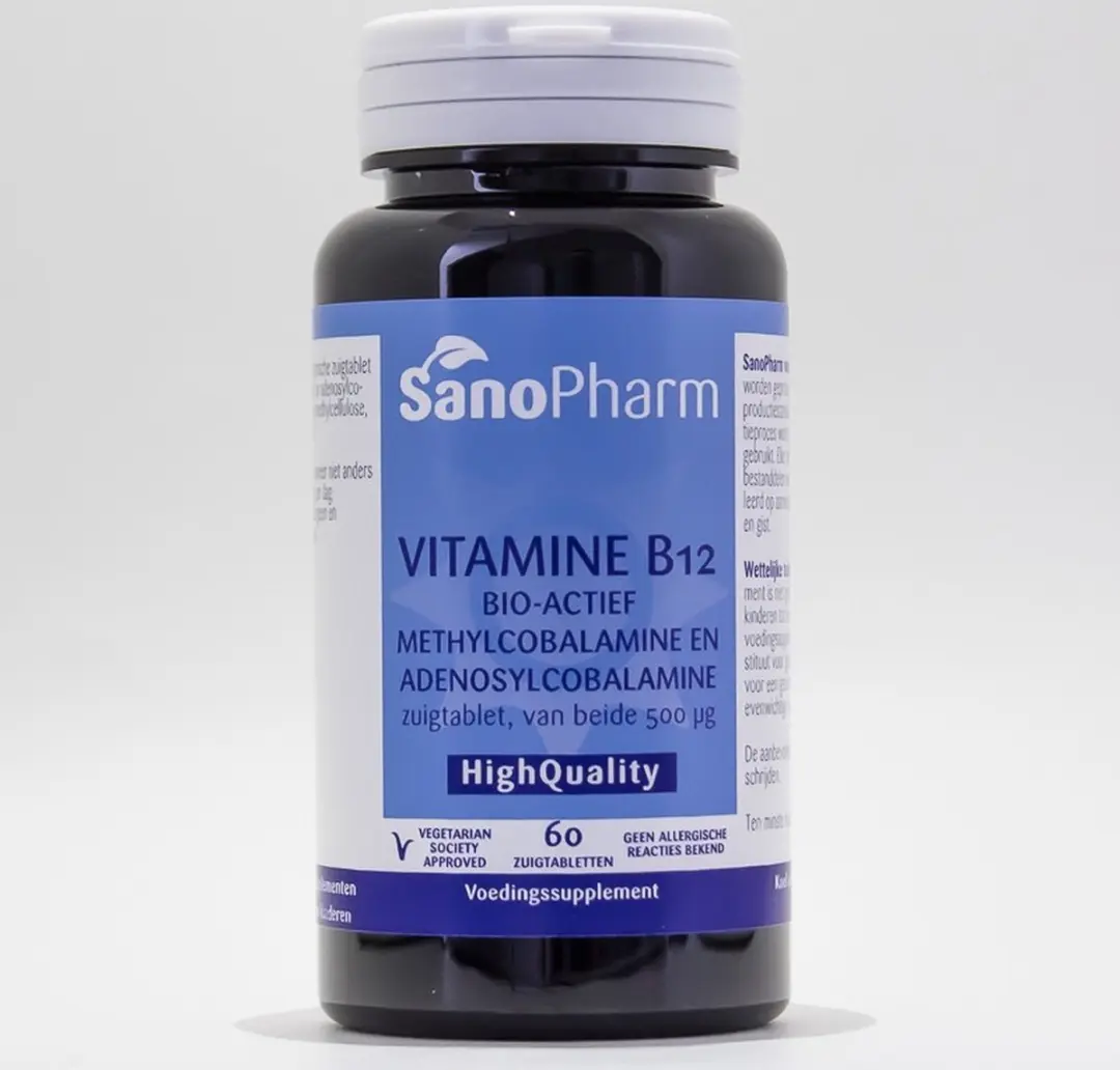 Sanopharm Vitamine B12 Methyl 500mcg - 60 Zuigtabletten