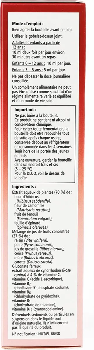 Salus Floradix Floravital Vloeibaar IJzer-Elixir 250ml