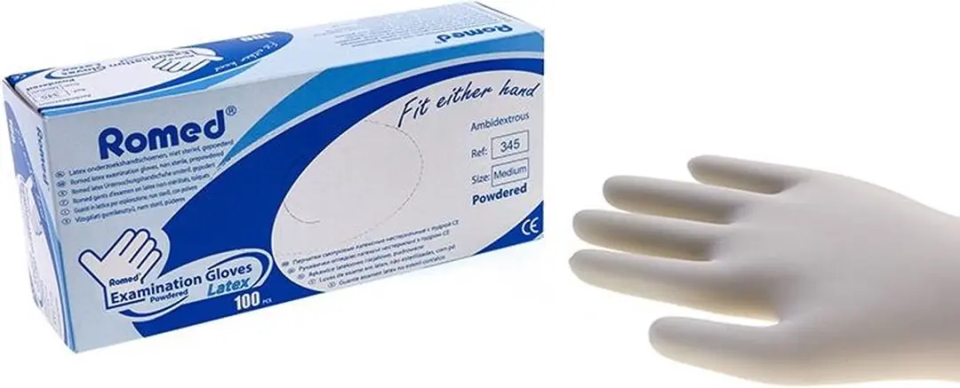 Romed Latex Handschoenen S - 100 Stuks