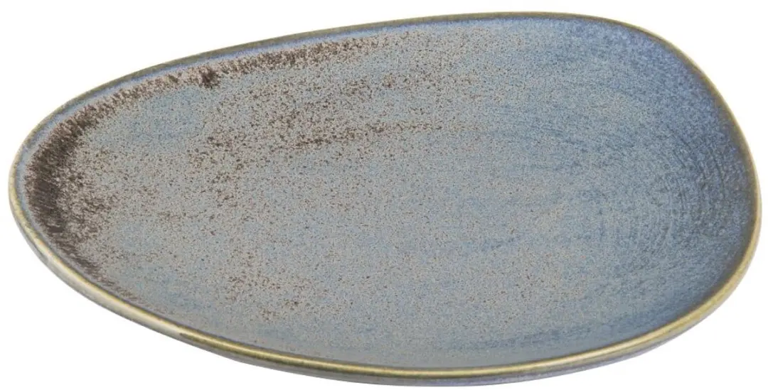 Olympia Ember Blauwe Driehoekige Bord 308mm