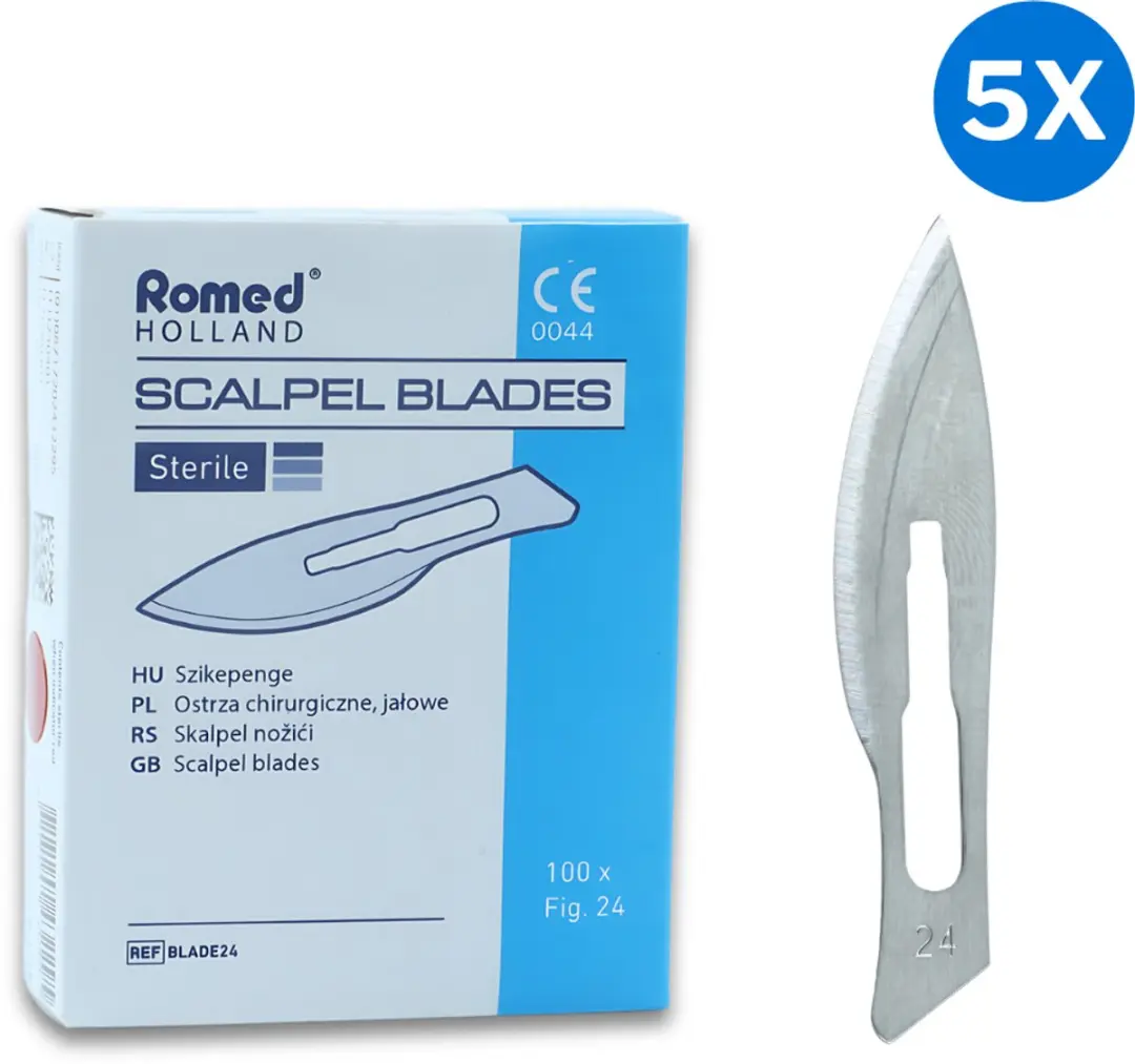 Romed Scalpelmesjes nr. 24 Steriel