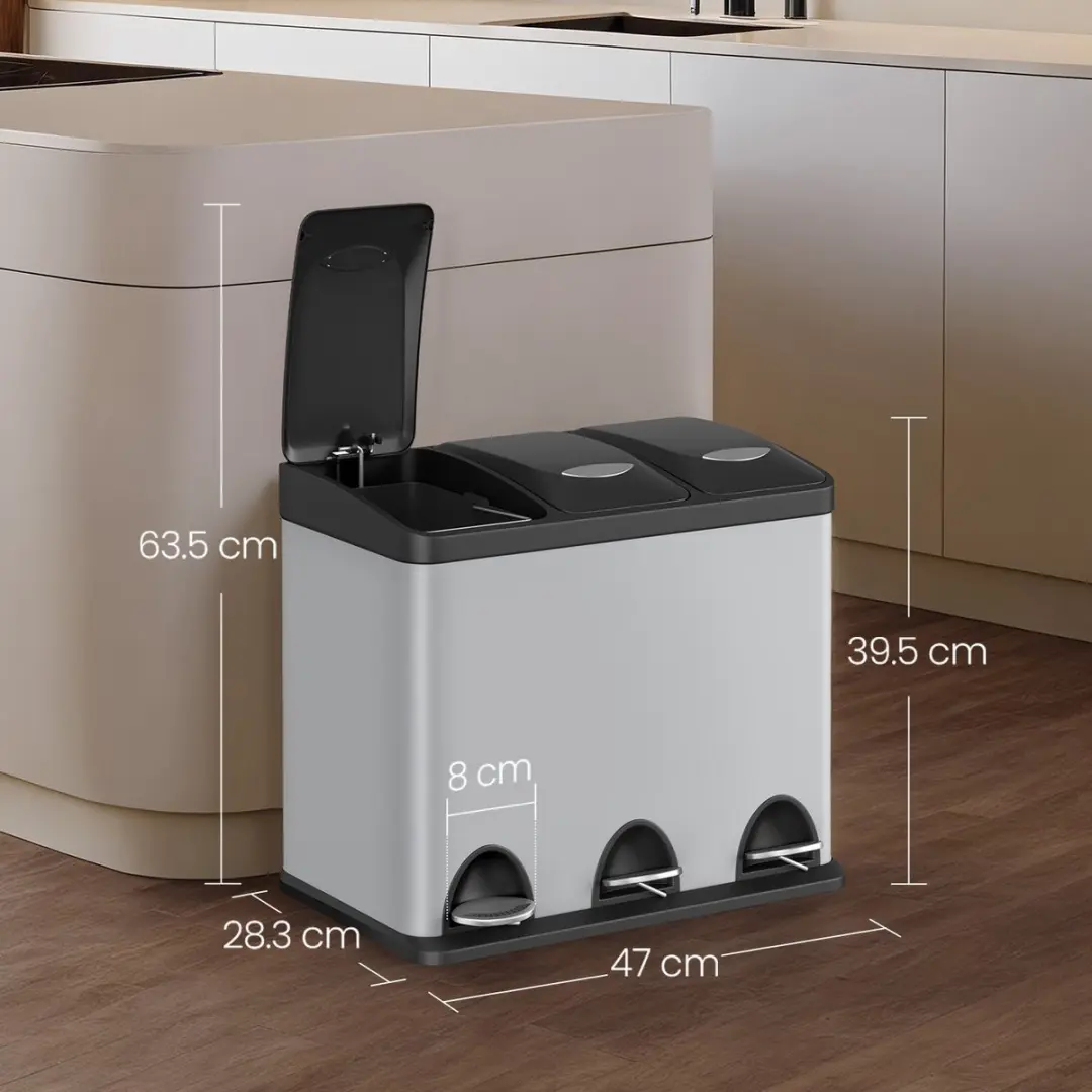 Songmics Keukenprullenbak 24L