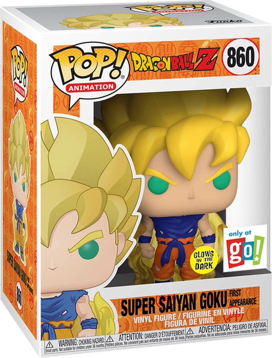 Funko Dragon Ball Z POP! SS Goku - 9cm - Multi