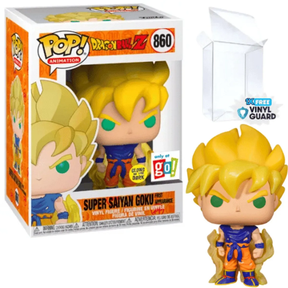 Funko Dragon Ball Z POP! SS Goku - 9cm - Multi - afbeelding 6 van 6