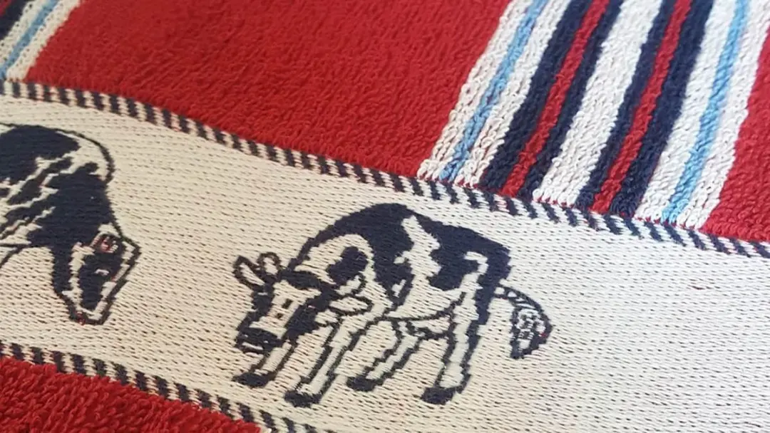 DDDDD Friesian Keukendoek 50x55cm - Set van 6 - Rood