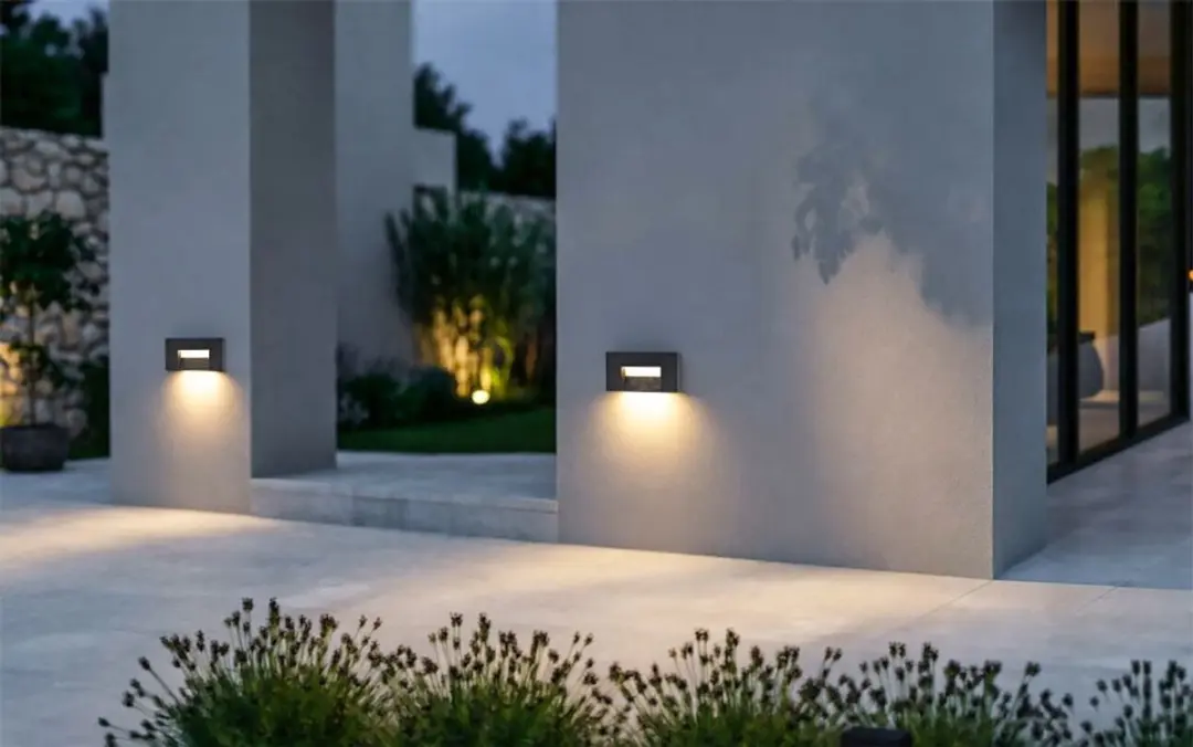 Lutec Arteo Opstaplamp Buiten 750 Lumen - Zwart Grijs