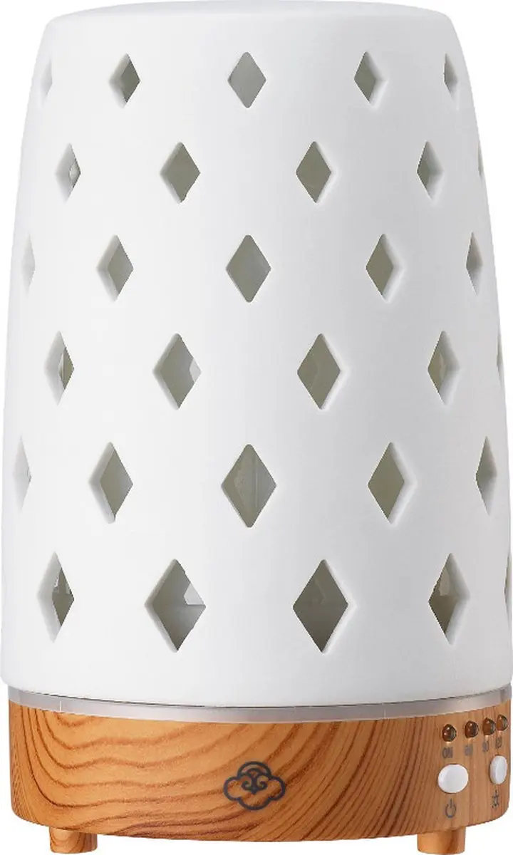 Serene House Diamond White Ultrasonic Diffuser 90ml - Wit