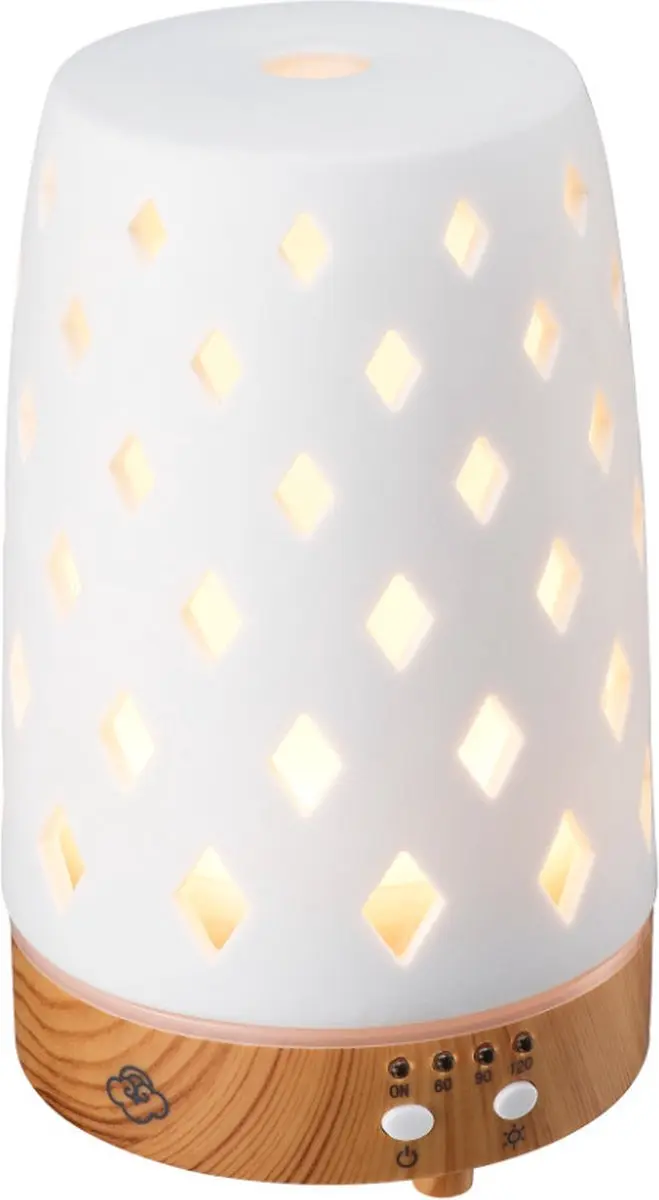 Serene House Diamond White Ultrasonic Diffuser 90ml - Wit