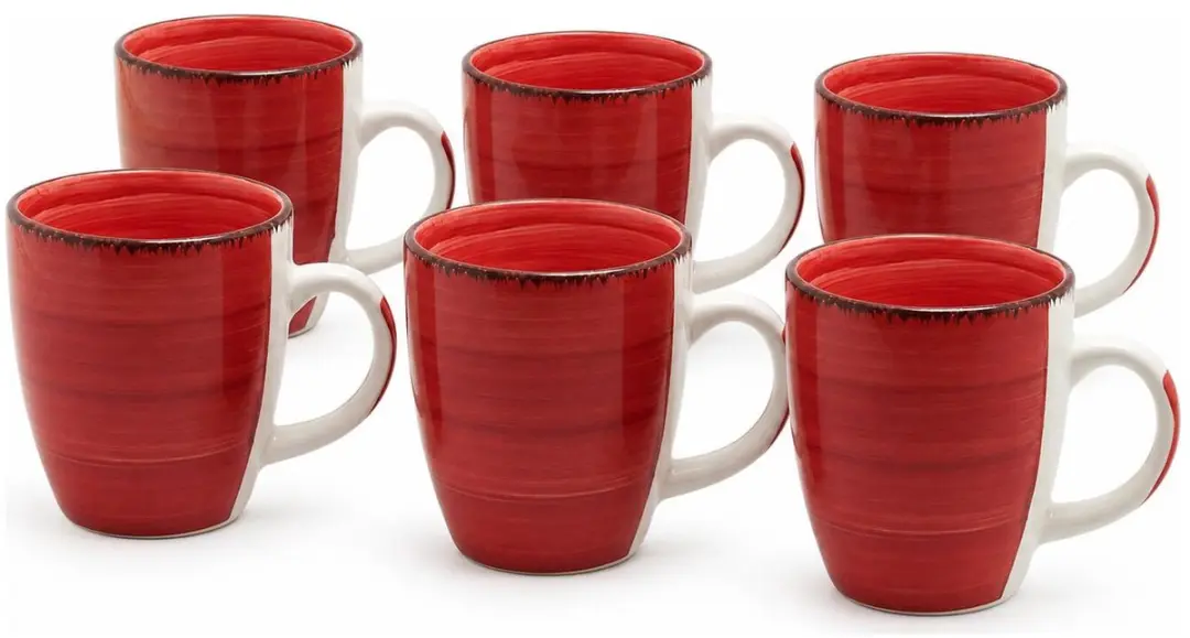 Bellatio Design Koffiemok Colourful Morning - 340ml - Rood