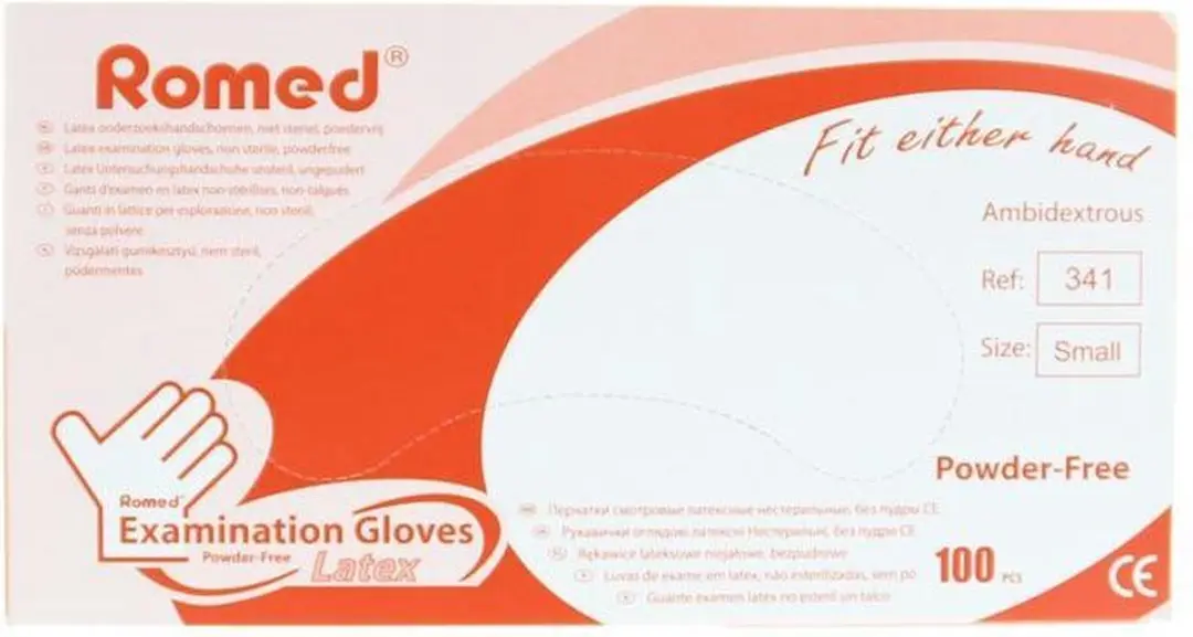 Romed latex handschoenen small