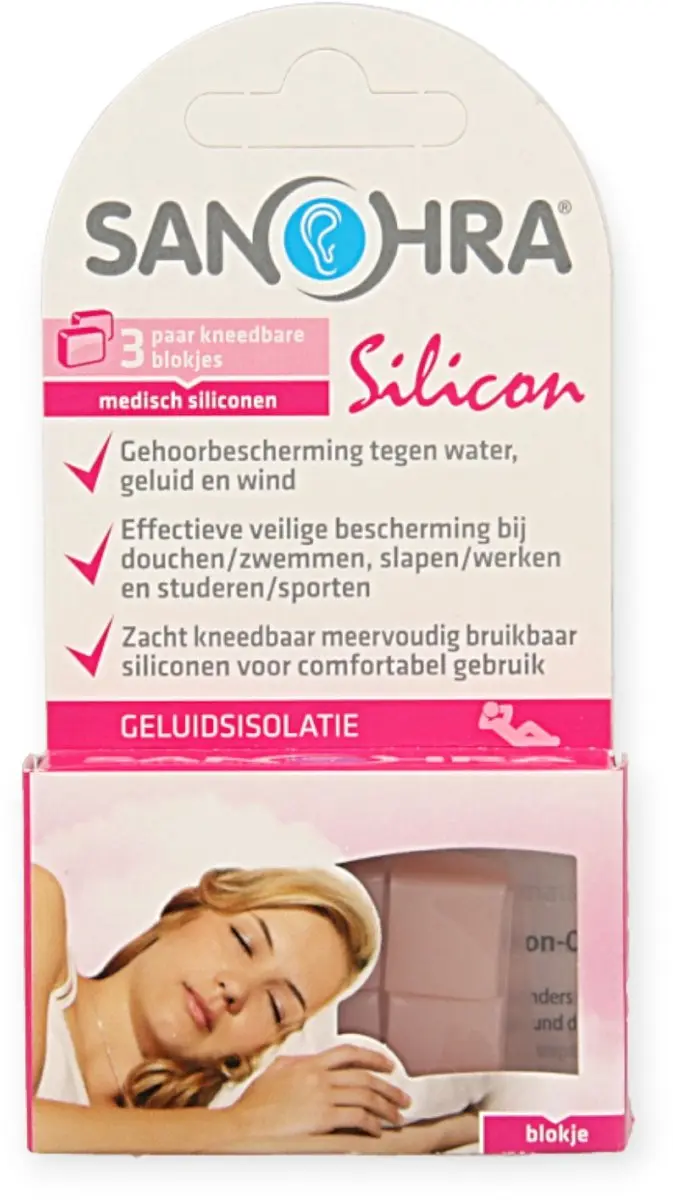 Sanohra oordop silicon 6 st
