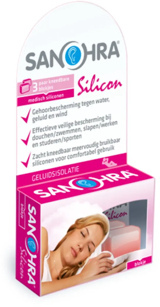 Sanohra oordop silicon 6 st