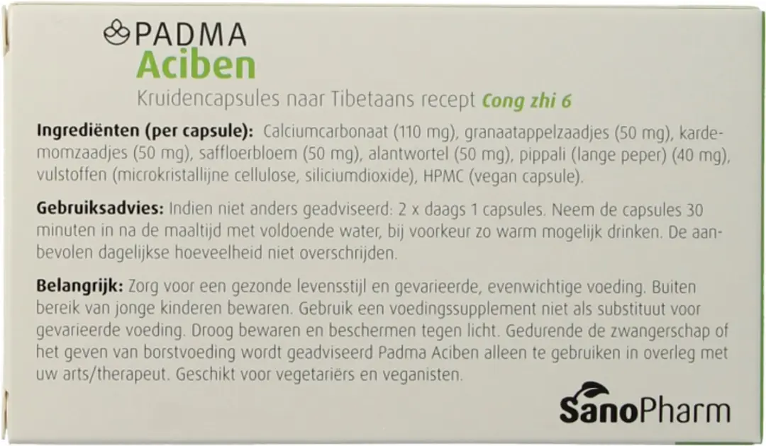 Sanopharm Padma Aciben (60 capsules)