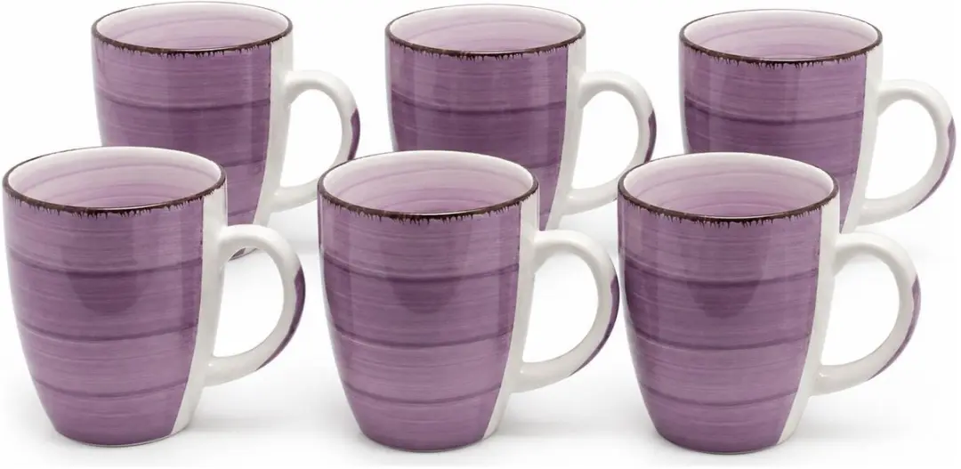Bellatio Design Koffiemok Colourful Morning - 340ml - Paars