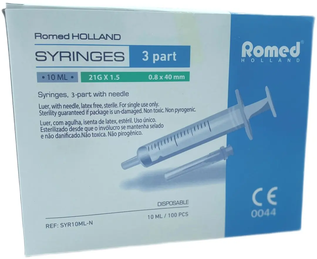 Romed 3-delige Spuiten 10ml