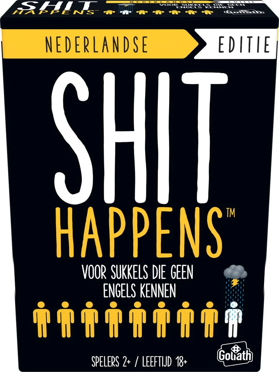 Goliath Shit Happens Nederlandstalig Kaartspel - 12 Spelers