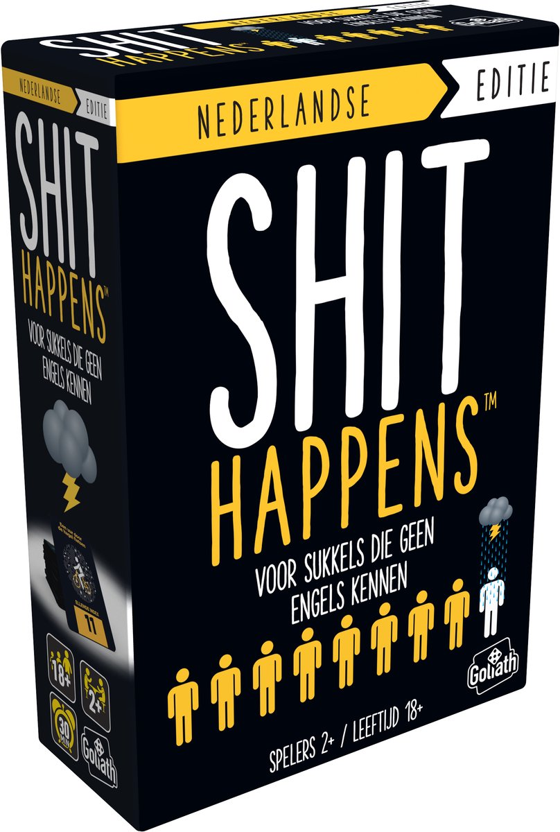 Shit Happens 18+ - Nederlandstalig Kaartspel - Partyspel