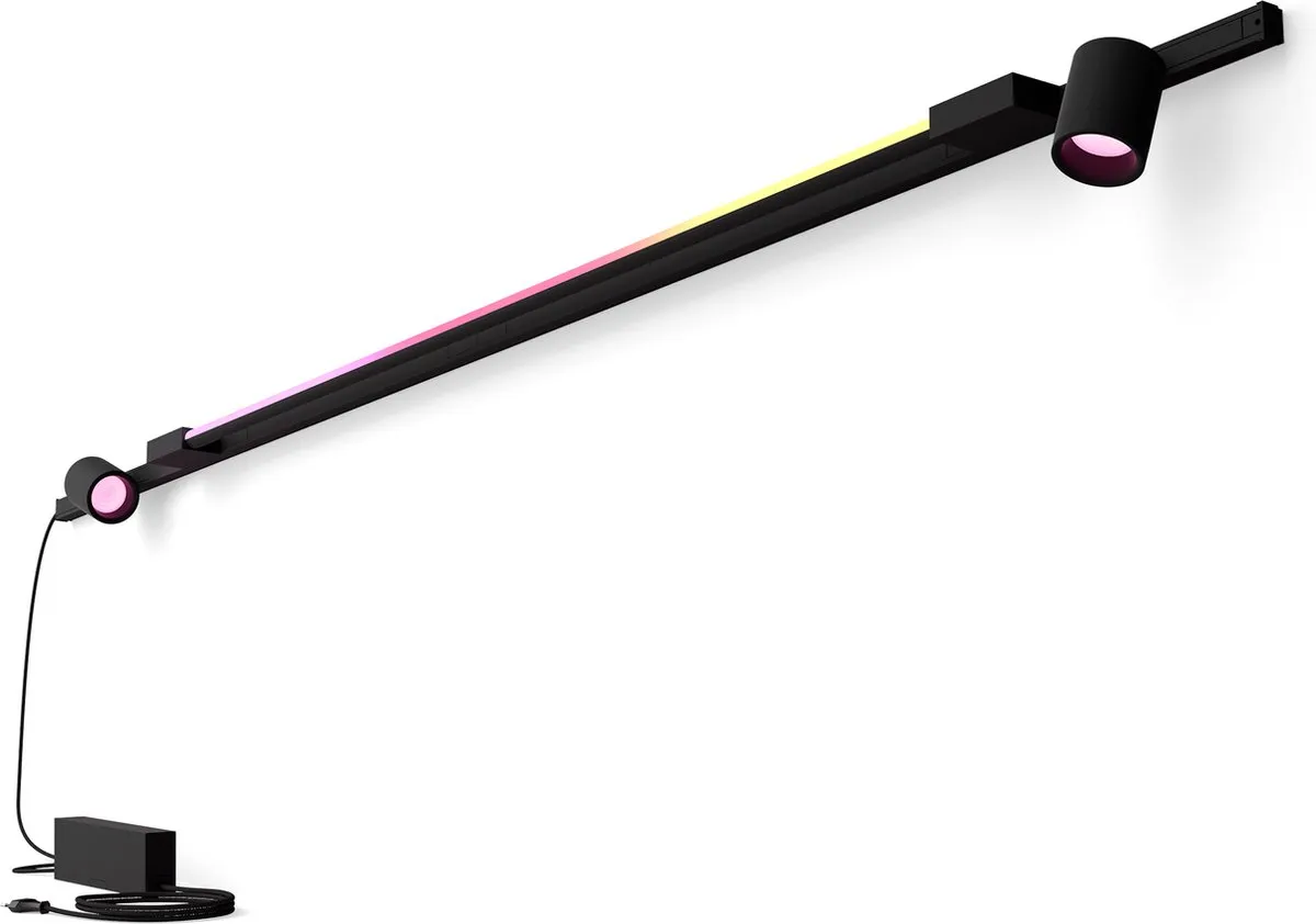 Philips Hue Perifo Railverlichting Muur 3 Spots - Zwart