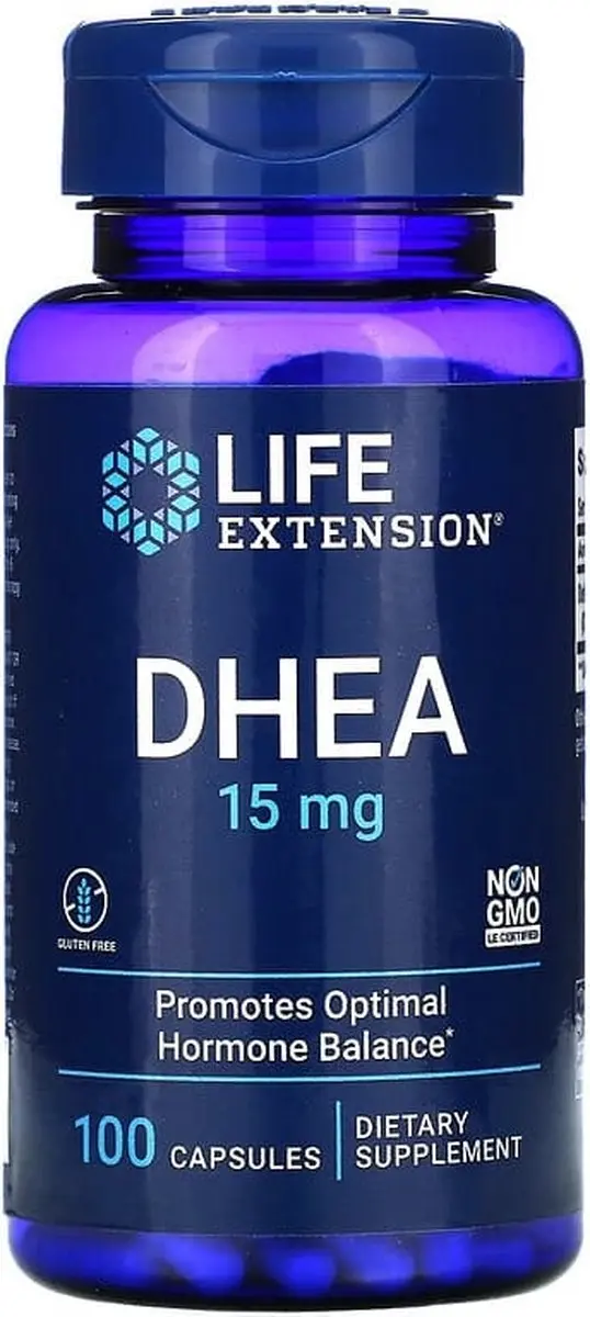 DHEA 15 mg (100 Capsules)