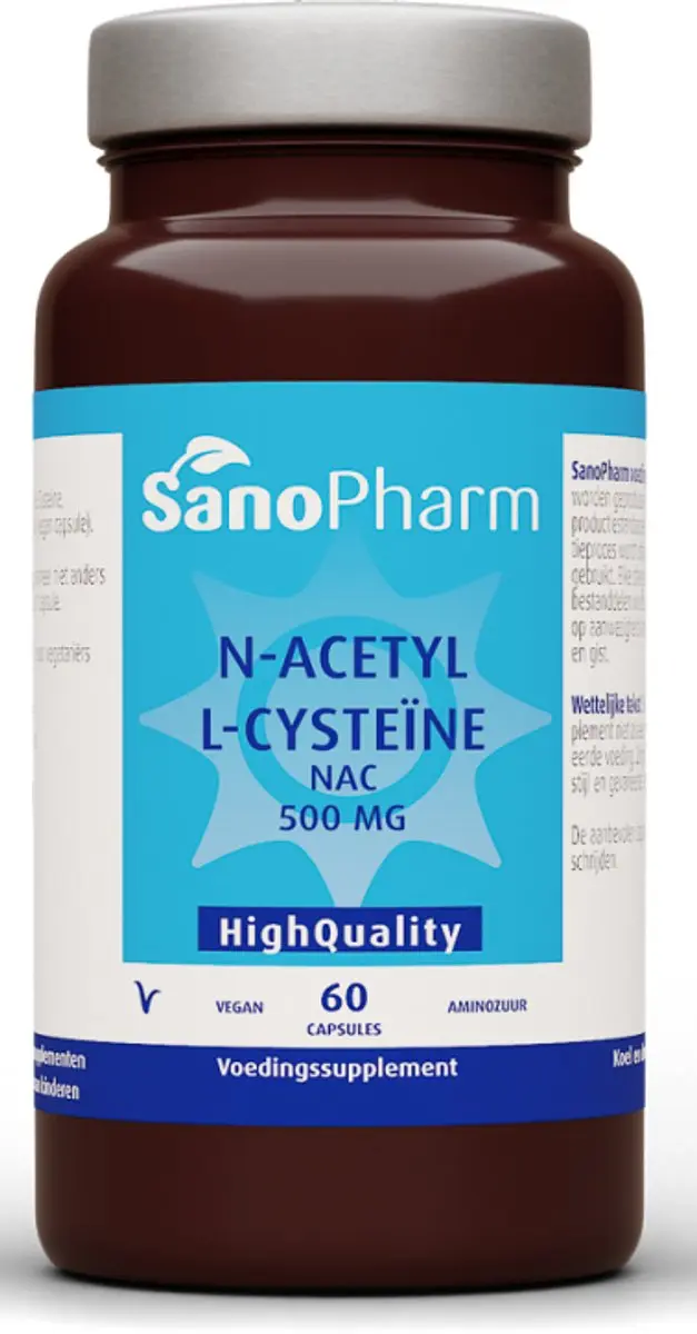 Sanopharm N-Acetyl L-Cysteine NAC 60 Capsules