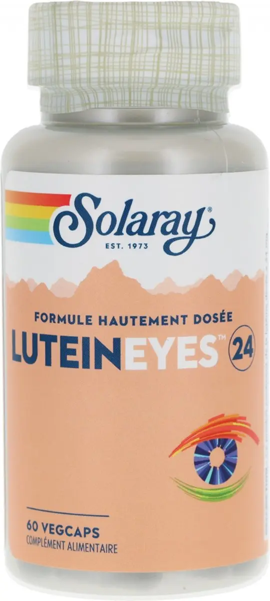 Solaray Luteïne Ogen 24 mg 60 Capsules