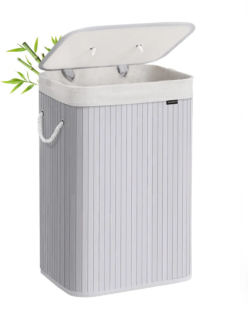 Songmics Wasmand met Deksel 72L