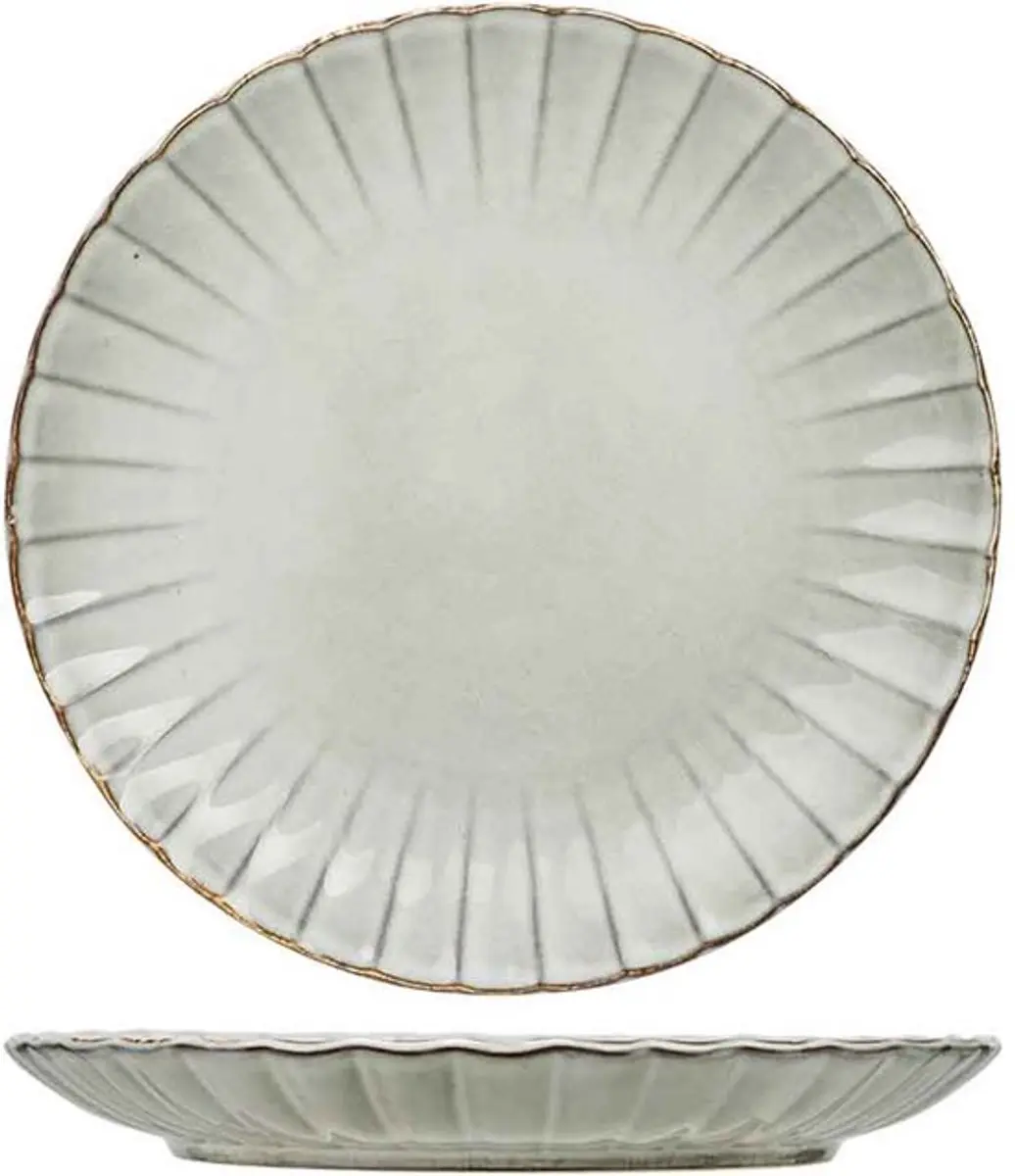 Concha Grey Plat Bord D27cm