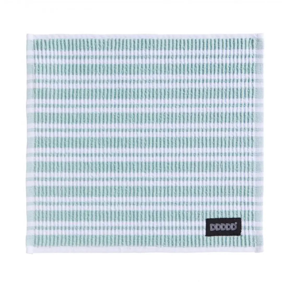 DDDDD Vaatdoeken Gestreept Pastel Groen - 30x30cm - 4 Stuks