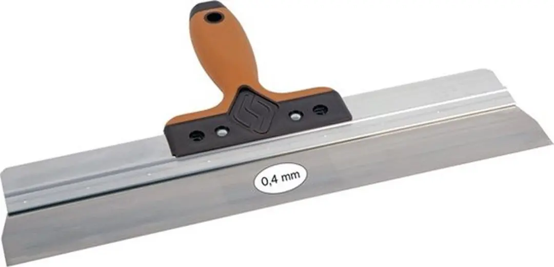 Super Prof Spackmes 220mm RVS - Oranje/Bruin