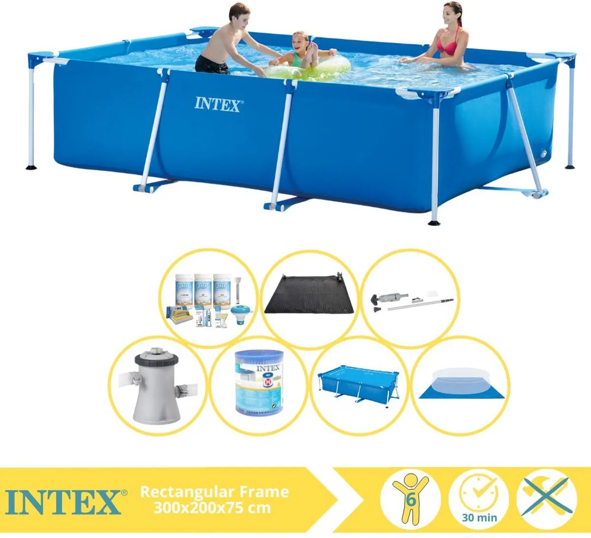Intex 28272NP Opzetzwembad 300x200x75cm