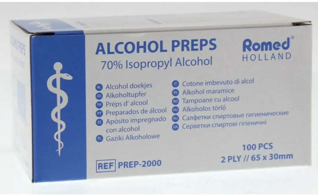Romed Alcohol Doekjes - 200 Stuks