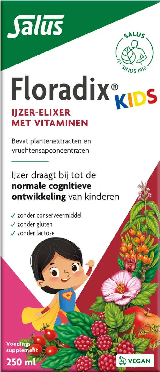 Salus Floradix IJzer-Elixer Kids 250ml
