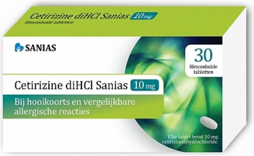 Sanias Cetirizine 10mg Allergietabletten