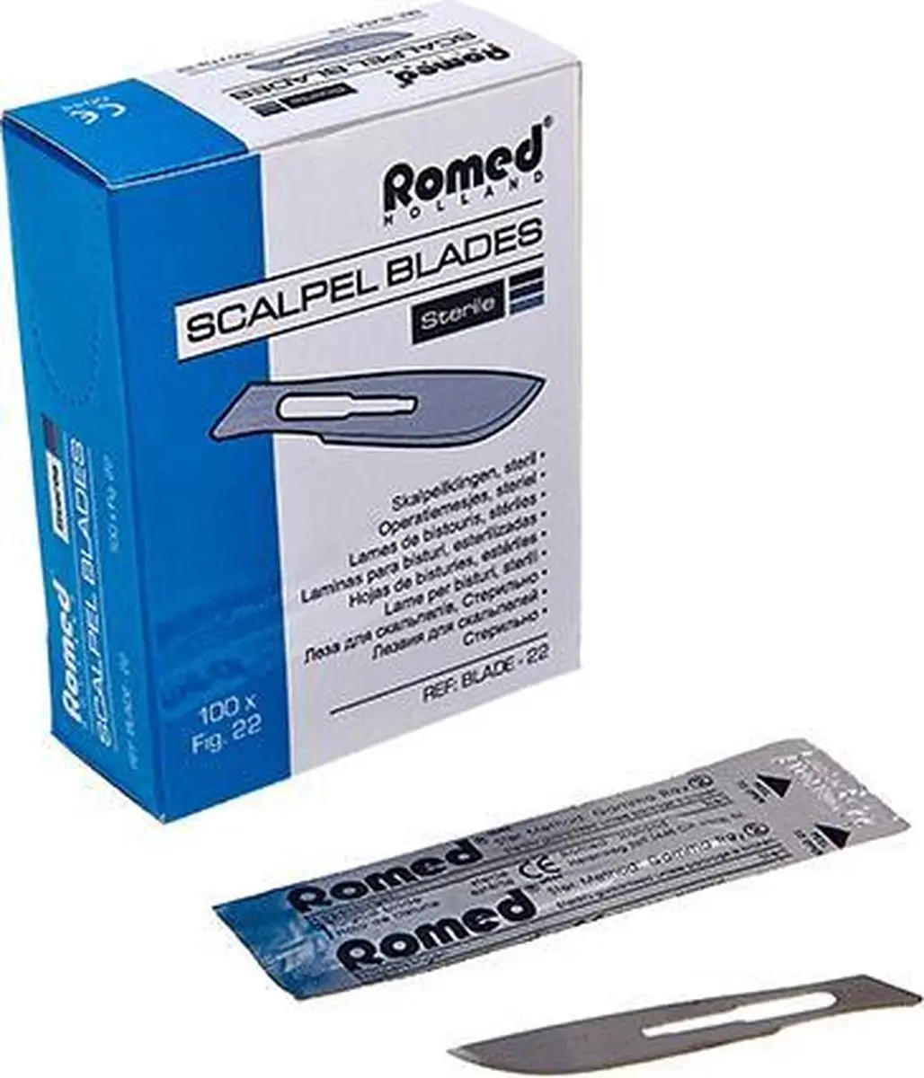 Romed scalpelmesjes nr. 24 steriel Romed