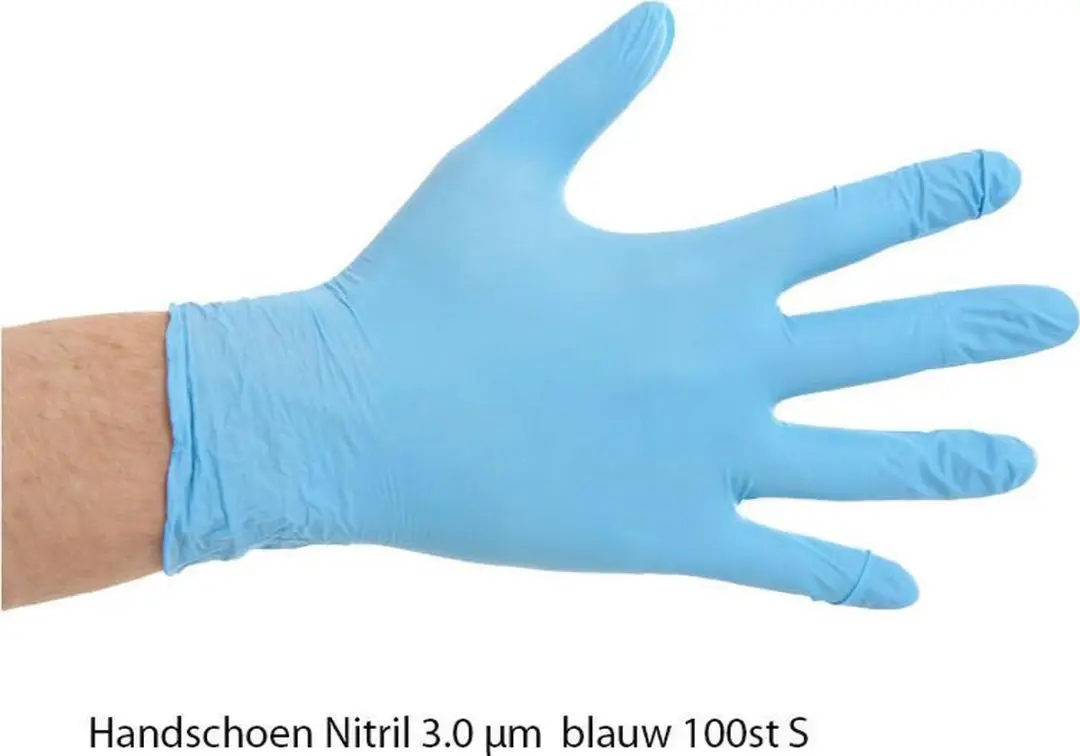 Romed nitril handschoenen blauw Small (premium)