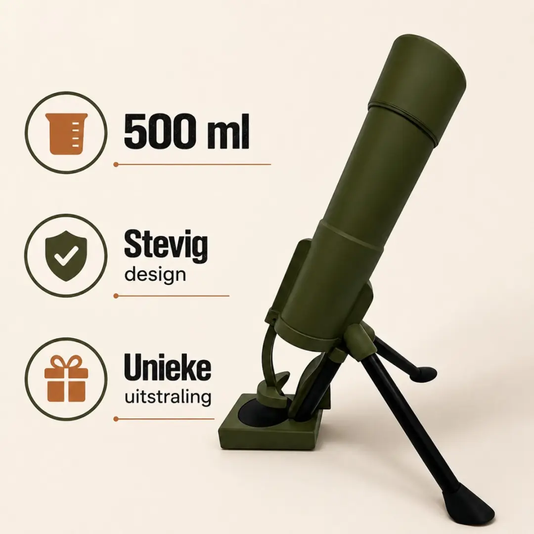 Sogiol Tactische Mortier Flesopener - 7.2cm - Groen